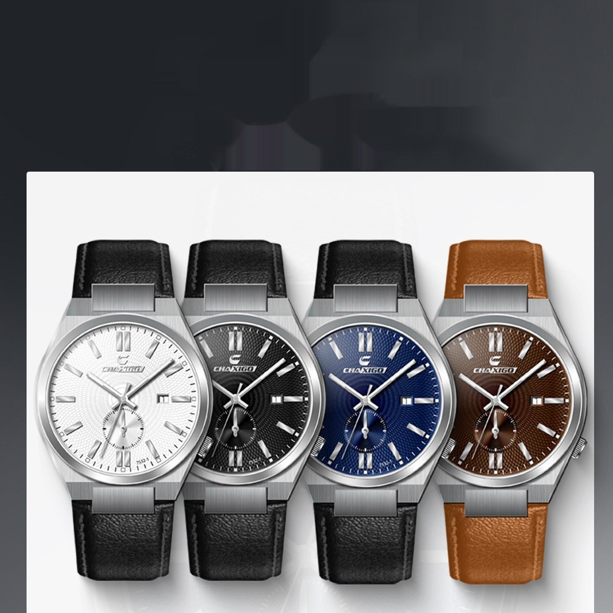 Stainless Steel Quartz Watch Waterproof Calendar Luminous Men | ShopDecimals