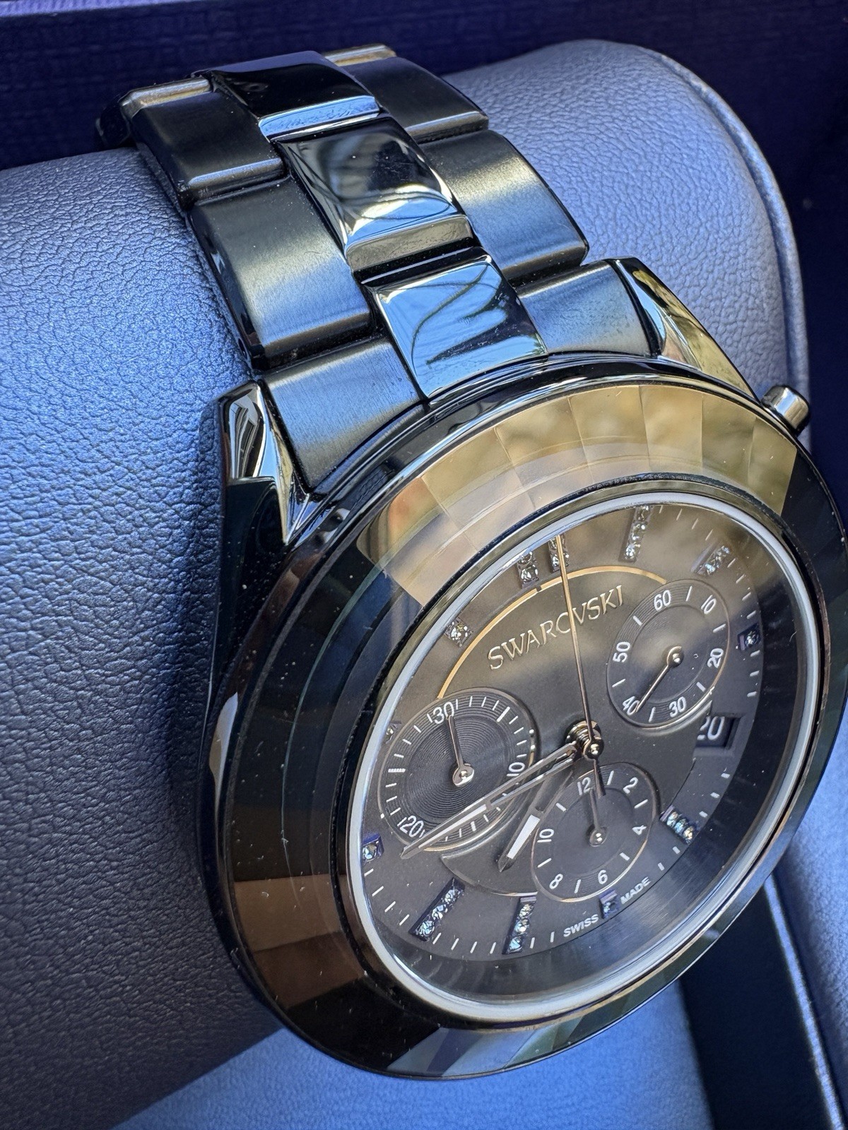 Swarovski Octea Lux Sports Watch Blue *PLEASE SEE DESCRIPTION*