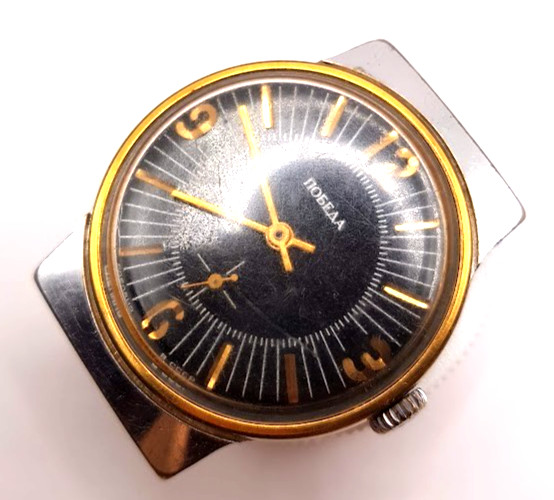 VINTAGE SOVIET RUSSIA USSR WRIST MENS WATCH POBEDA ZIM MECHANICS WORKING RARE