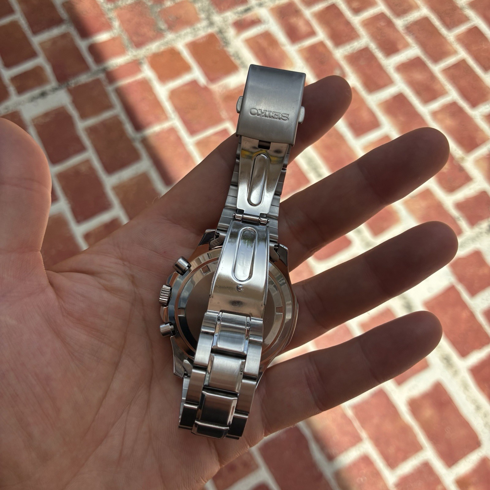 STUNNING Seiko Chronograph Men’s Watch Read Description