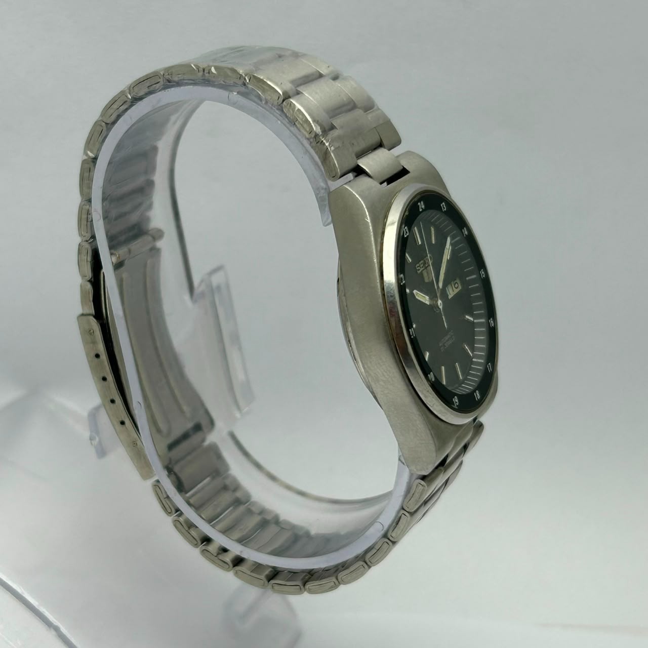 Seiko 5 Automatic Railway Time 7S26-3160 Day/Date Vintage Men’s Watch