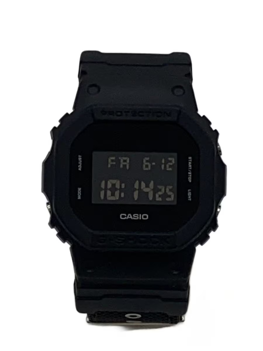 CASIO Quartz Watch G SHOCK Digital Nylon BLK BLK