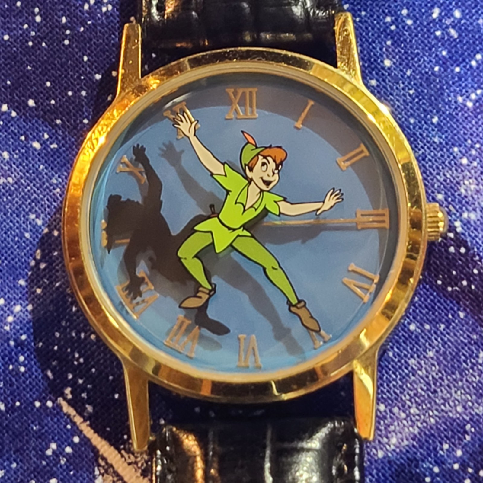 Disney Peter Pan Shadow Watch Vintage LE 0730/7500 Ready To Wear / See Video