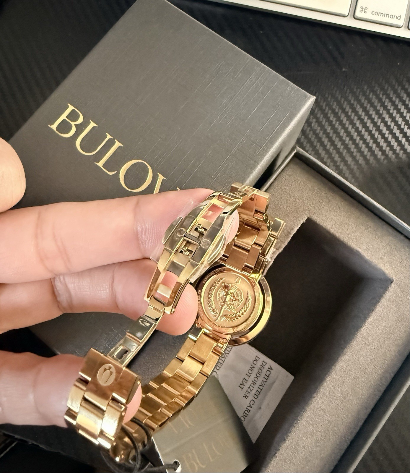 Bulova Rubaiyat Dial Gold-tone White dial women’s Watch 97L181