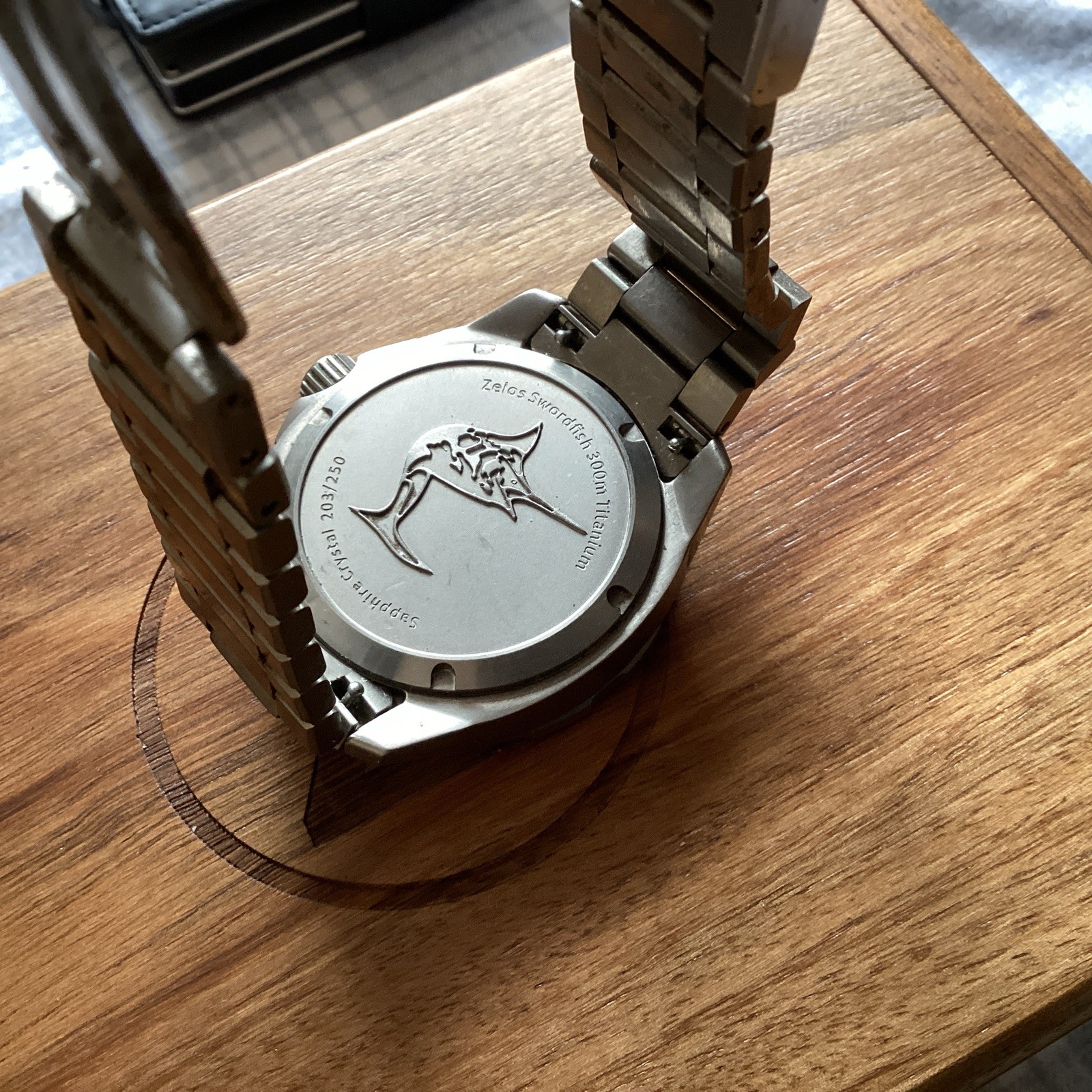 Zelos Swordfish 42mm Black Sand Limited Edition in Titanium 203/250