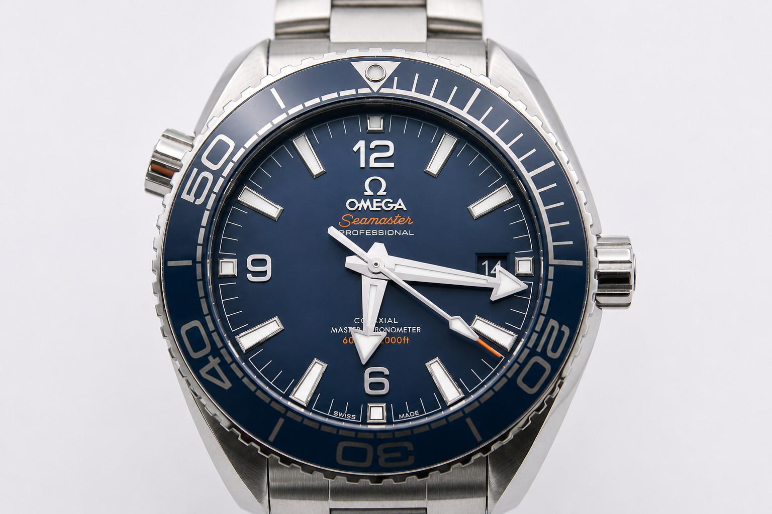 OMEGA Seamaster Planet Ocean 600M Blue Dial 215.30.44.21.03.001 43.5mm