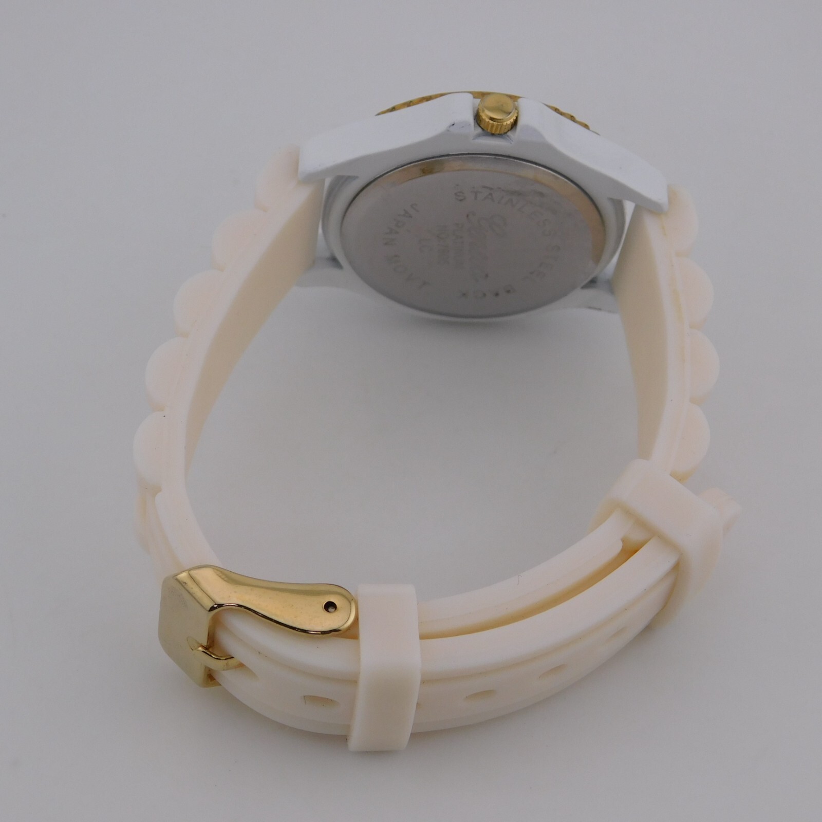 Geneva No:7805 White-Tone Quartz Analog Women’s Watch New Battery