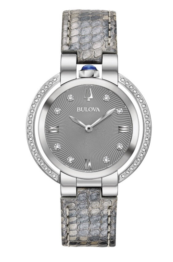 Women’s Authentic Bulova Rubaiyat Diamond Accented Watch 35mm – 96R218 ⌚️💎