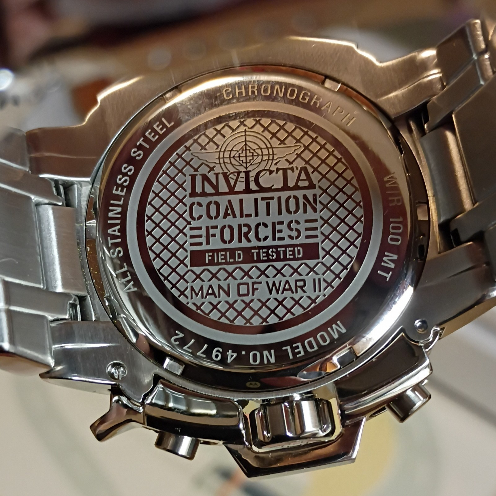 Invicta Coalition Forces Man of War Men’s Quartz Chronograph SS 100m Box