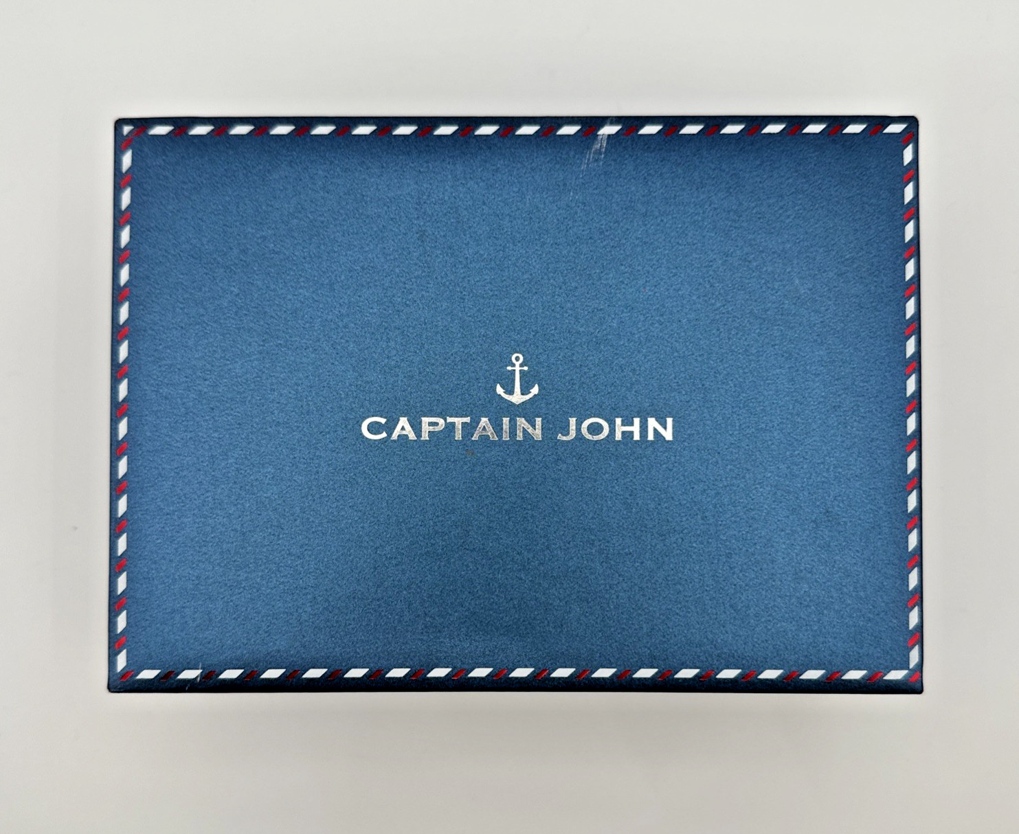 Captain John Nautical Anchor Mens Watch Wallet Keychain Gift Set New in Box NIB