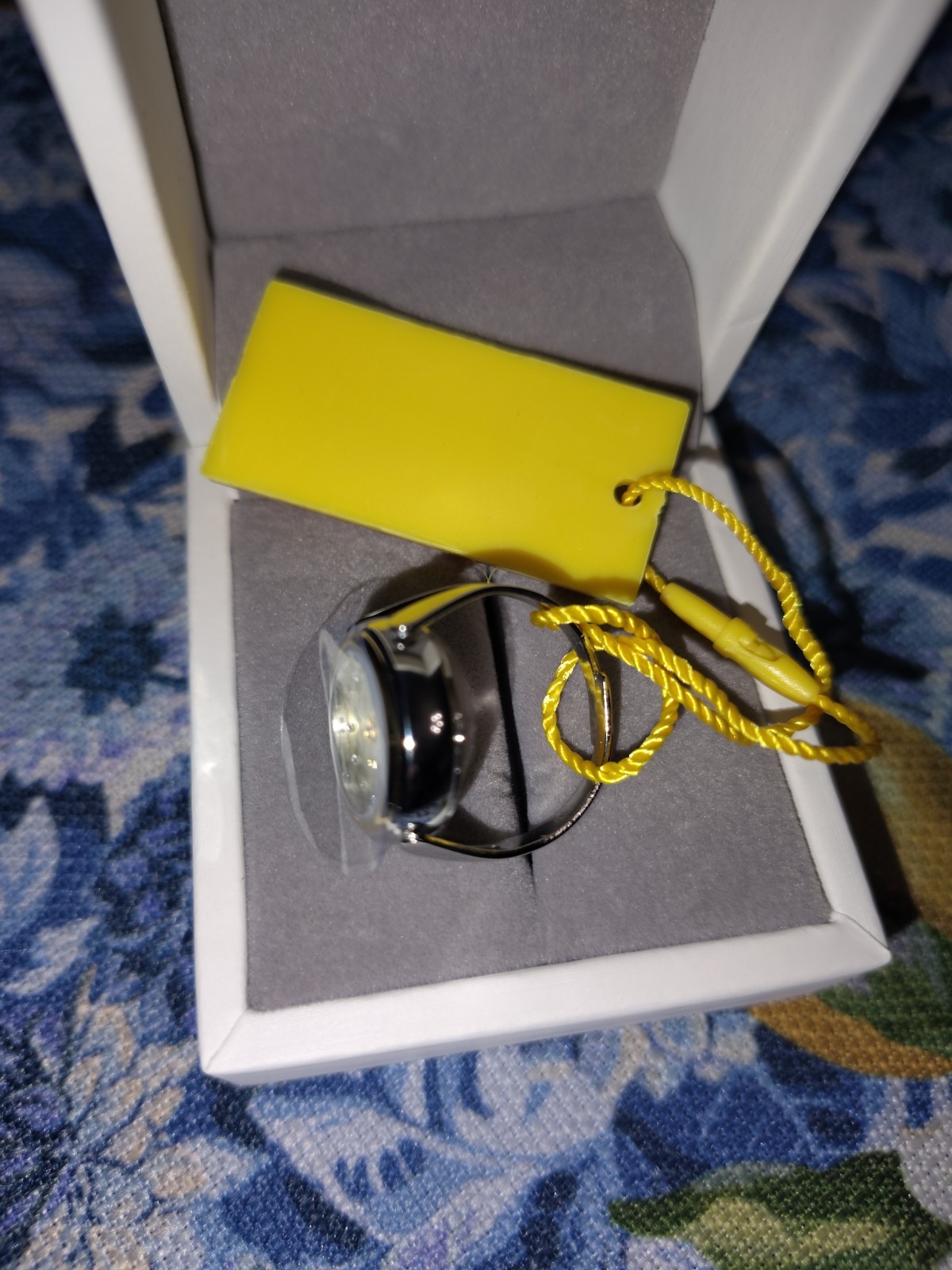 Invicta Angel 48576 Women’s Ring Watch Two Tone Silver Gold Crystal Dial New Box