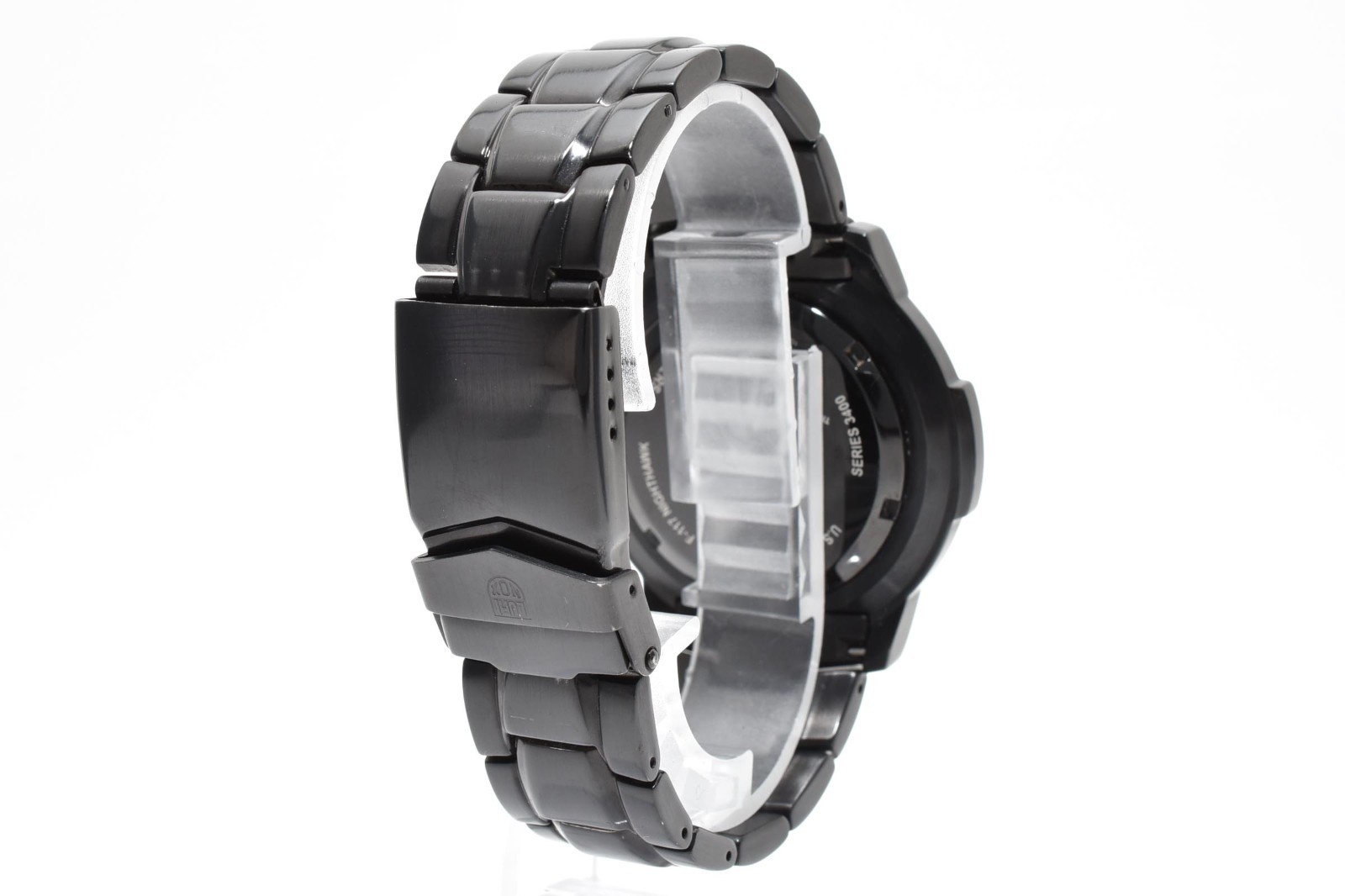 ▶️Luminox F-117 Nighthawk Stealth 3400 Series Quartz Men’s Watch Black PVD Swiss