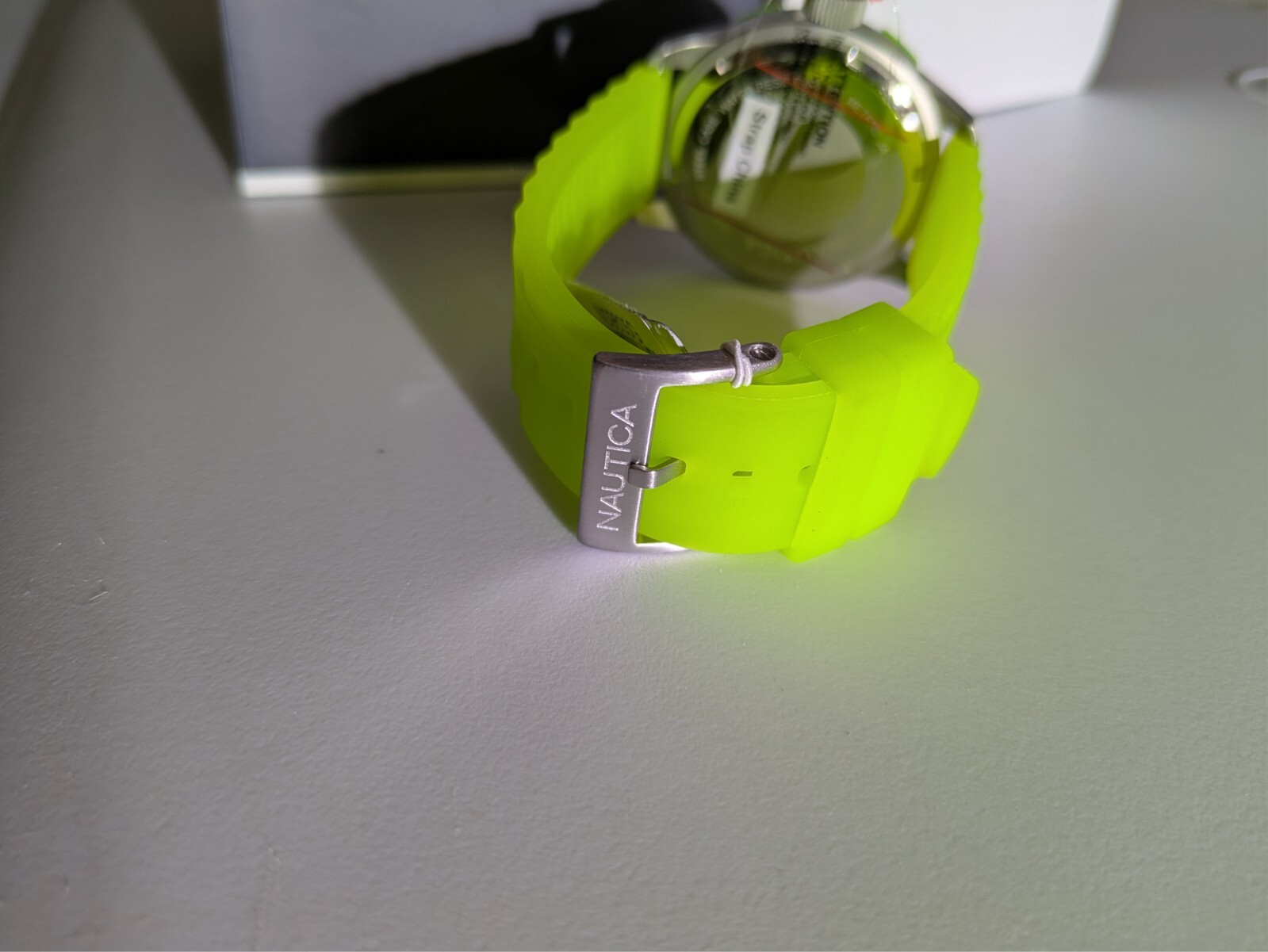 Nautica South Beach Green Dial Jelly Men’s Watch Rubber Silicone Strap N09605G