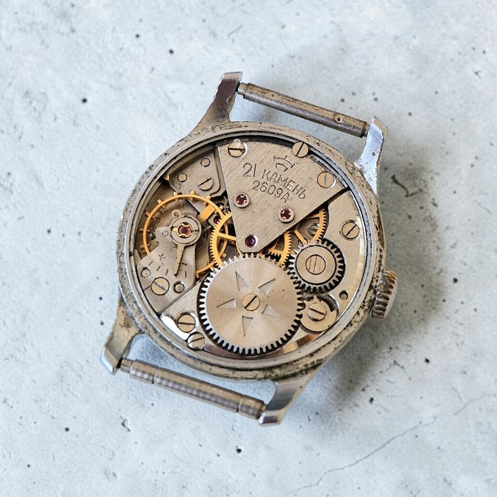 Rare Soviet Mechanical USSR mens watch RAKETA CARDINAL 16 jewerly
