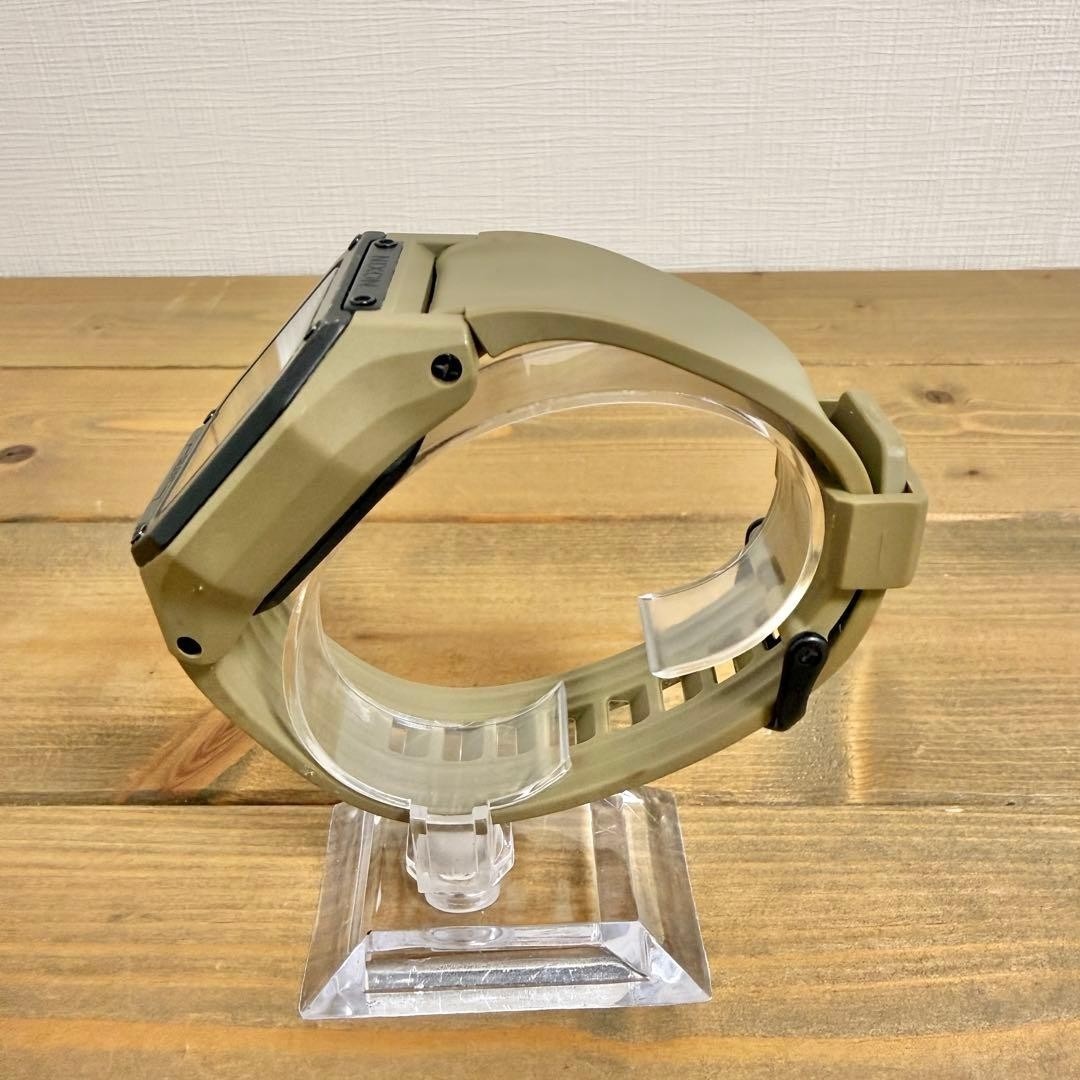 NIXON Regulus Wristwatch Sand Beige 100m Waterproof Time Display Include Case