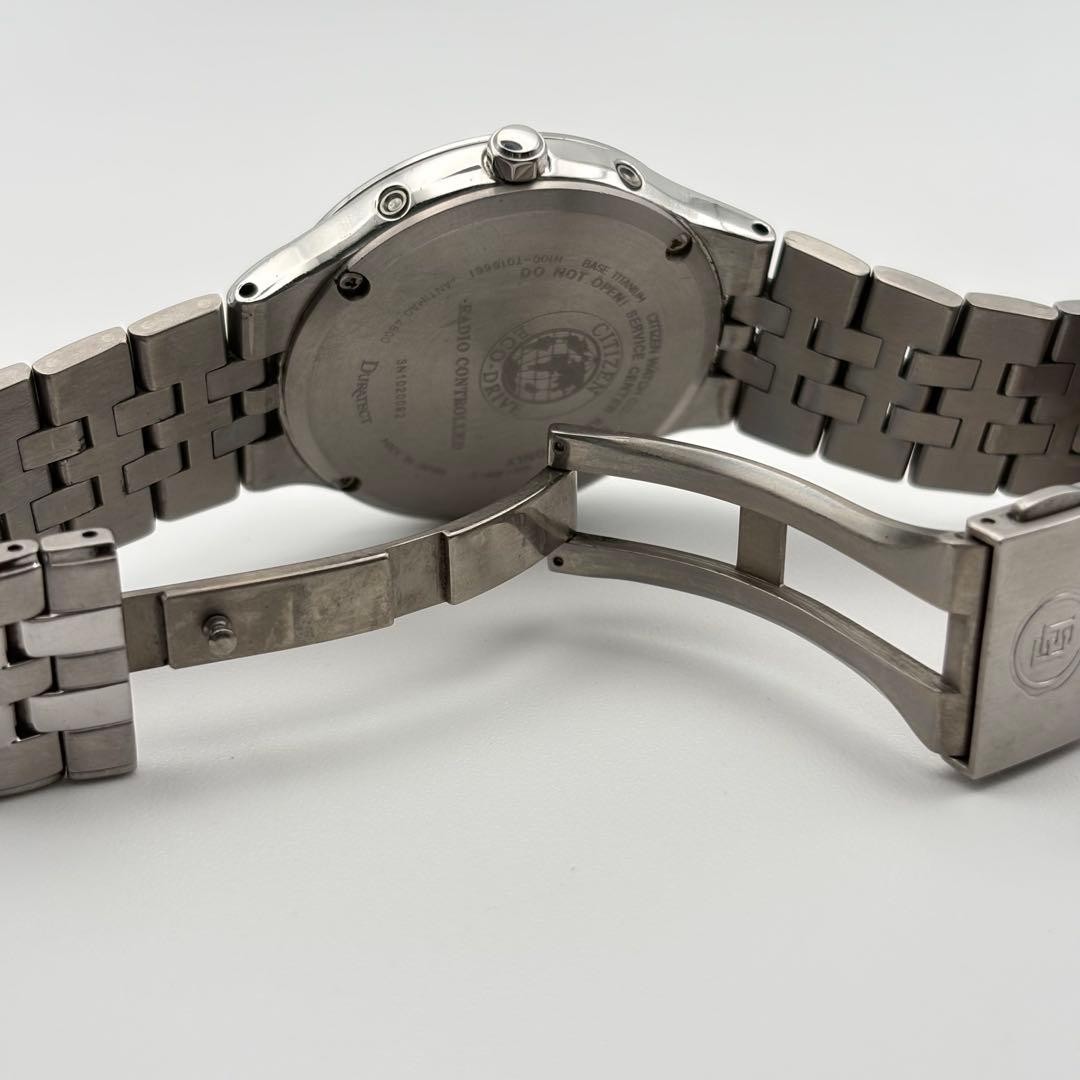 CITIZEN EXCEED H100 T018661 Radio Solar Watch Titanium
