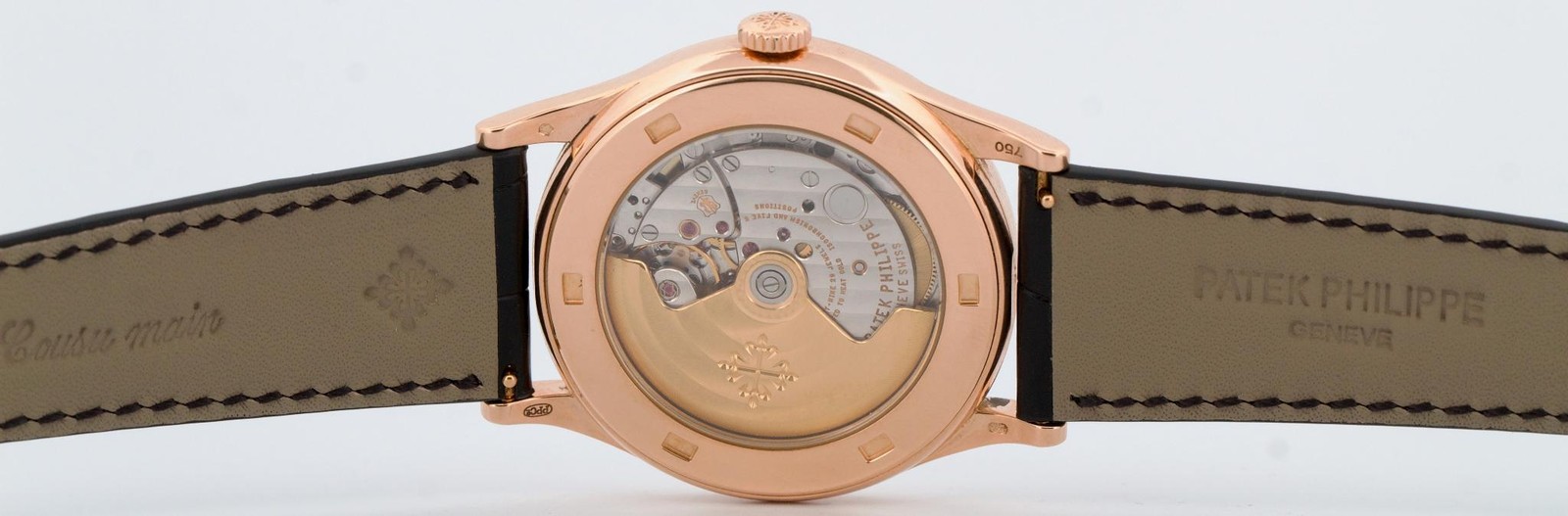 Patek Philippe Calatrava SECTOR DIAL 18K Rose Gold 38mm Automatic 5296R Watch