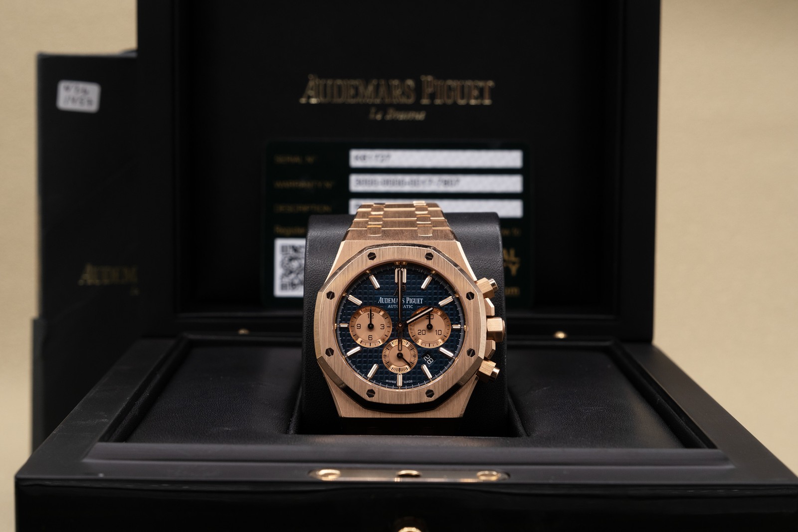Audemars Piguet Royal Oak Chronograph Blue Dial Complete