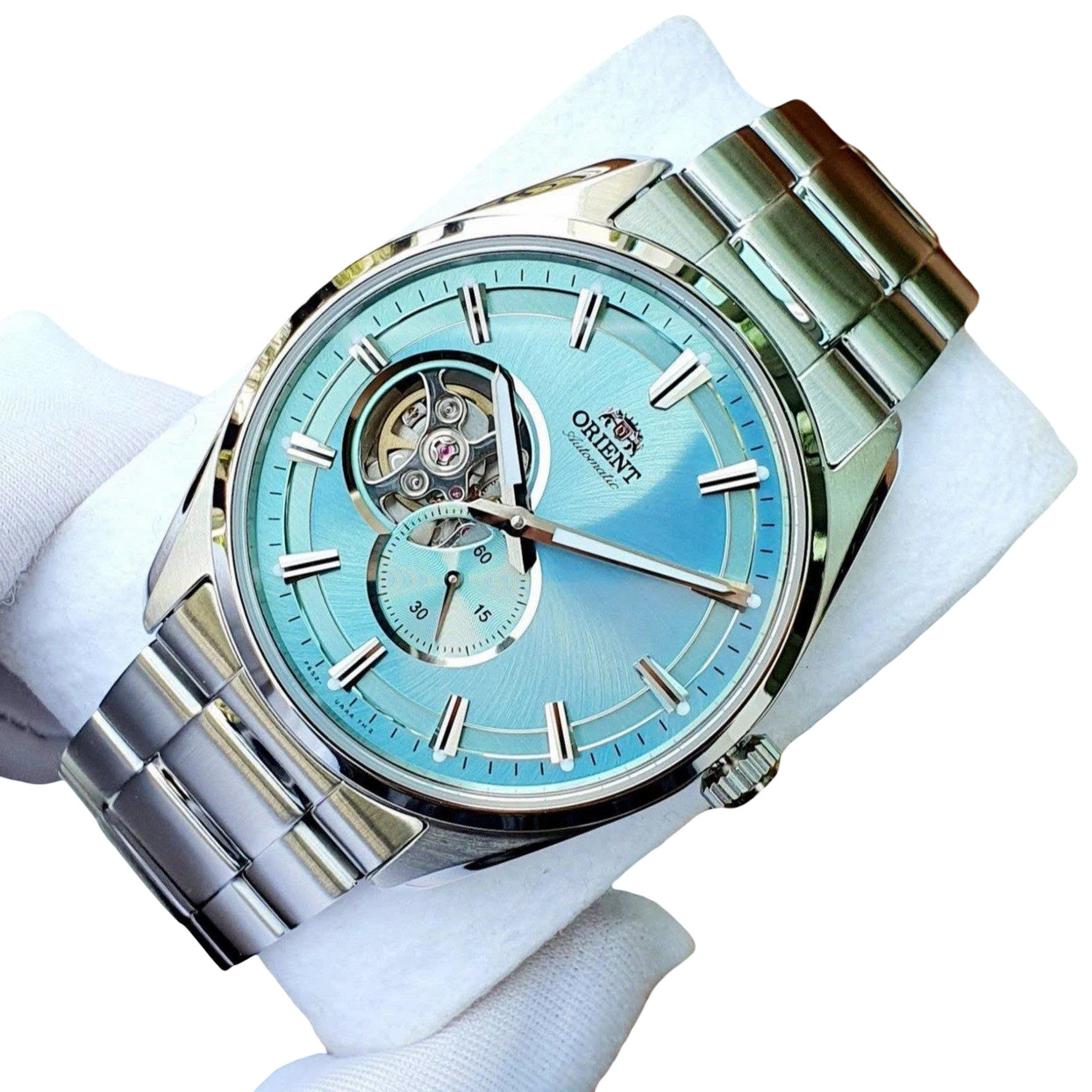 Orient Automatic Sapphire Crystal Blue Dial Stainless Men’s Watch RN-AR0009L
