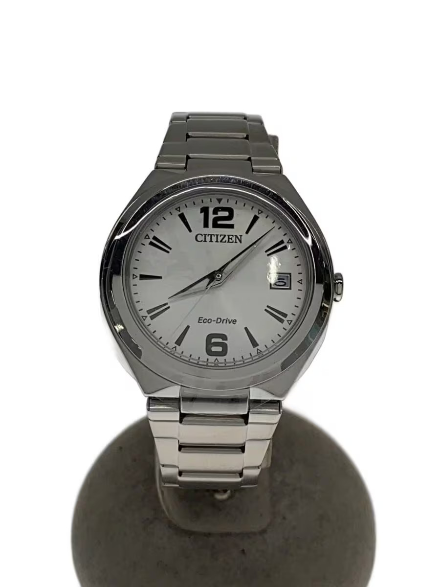 CITIZEN Solar Watch Analog Stainless WHT J810 S090695