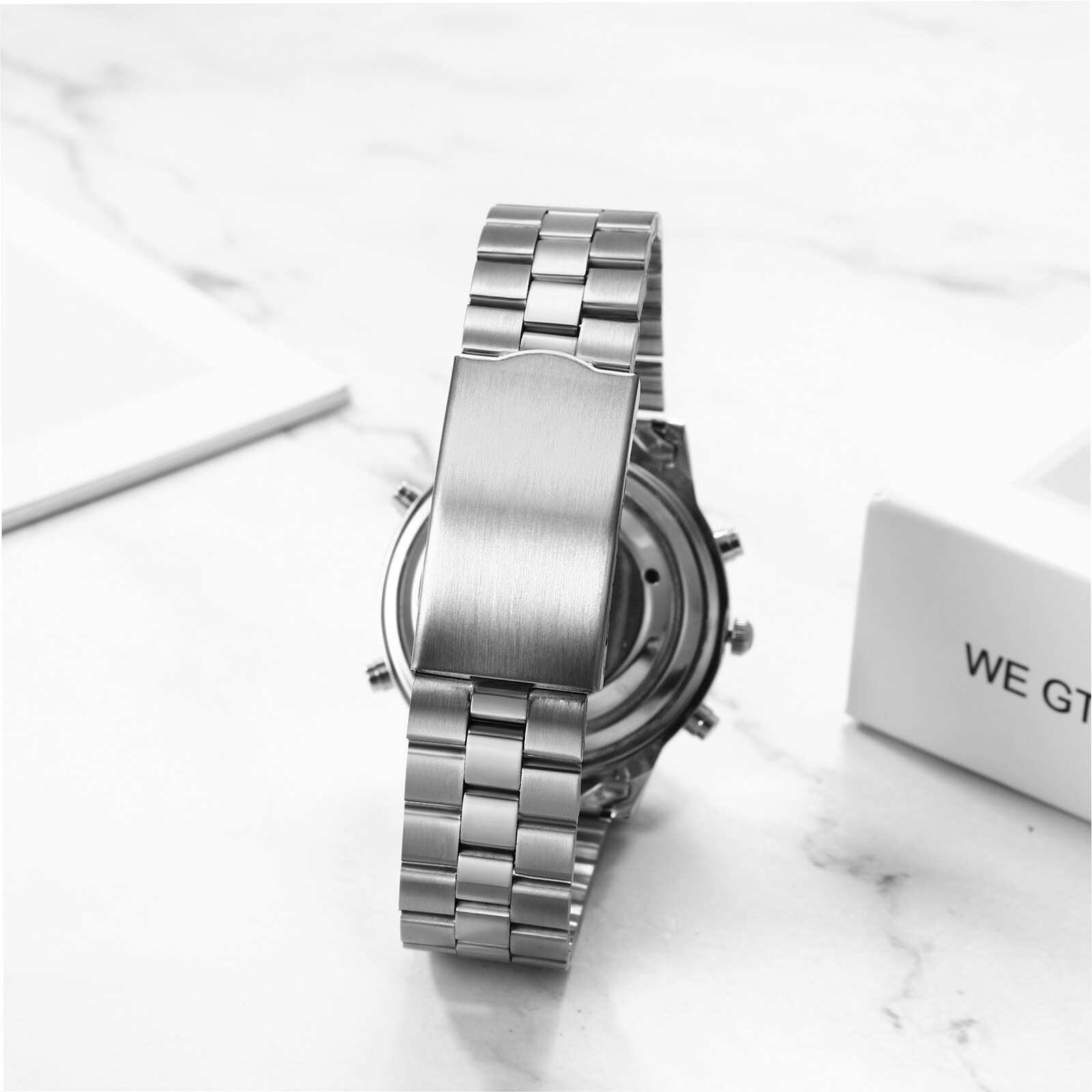 American English Talking Watch Speaks Alarm Wrist Watch for Senior Blind Person