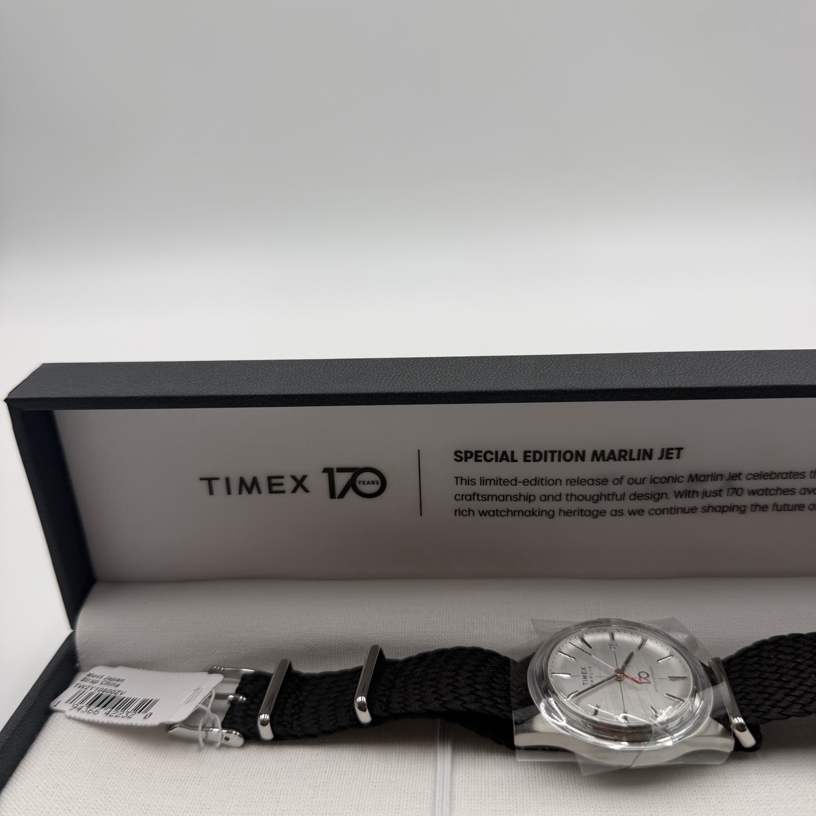 Timex Marlin Jet 170th Anniversary 38mm Fabric Strap Watch 24/170