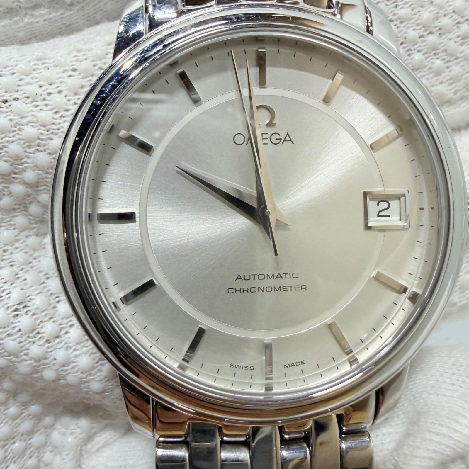 OMEGA De Ville 4500.31 Cal.1120 35mm Date AT Men’s Watch Working wrist 18cm