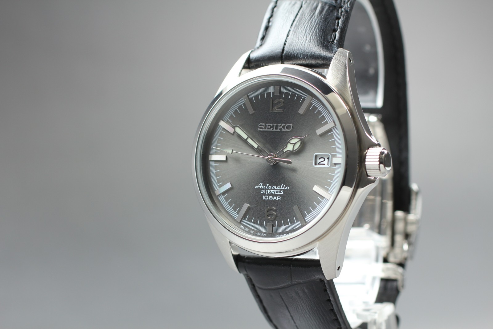 Limited Edition [N MINT] Seiko Tictac SZSB006 4R35-02R0 Grey AT Men’s From JAPAN