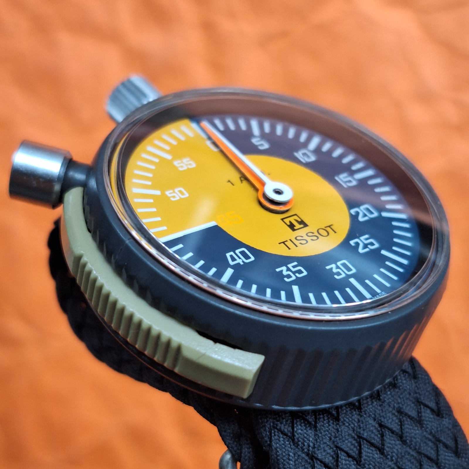 TISSOT 1979 FIFA REFEREE SOCCER STOPWATCH LEMANIA 7160