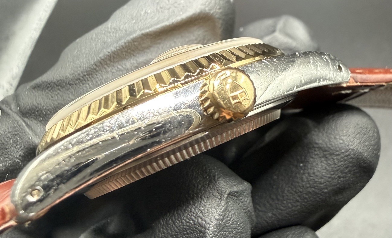 Vintage Tudor Prince 18k /SS Champagn Dial Automatic Date 34MM 74033