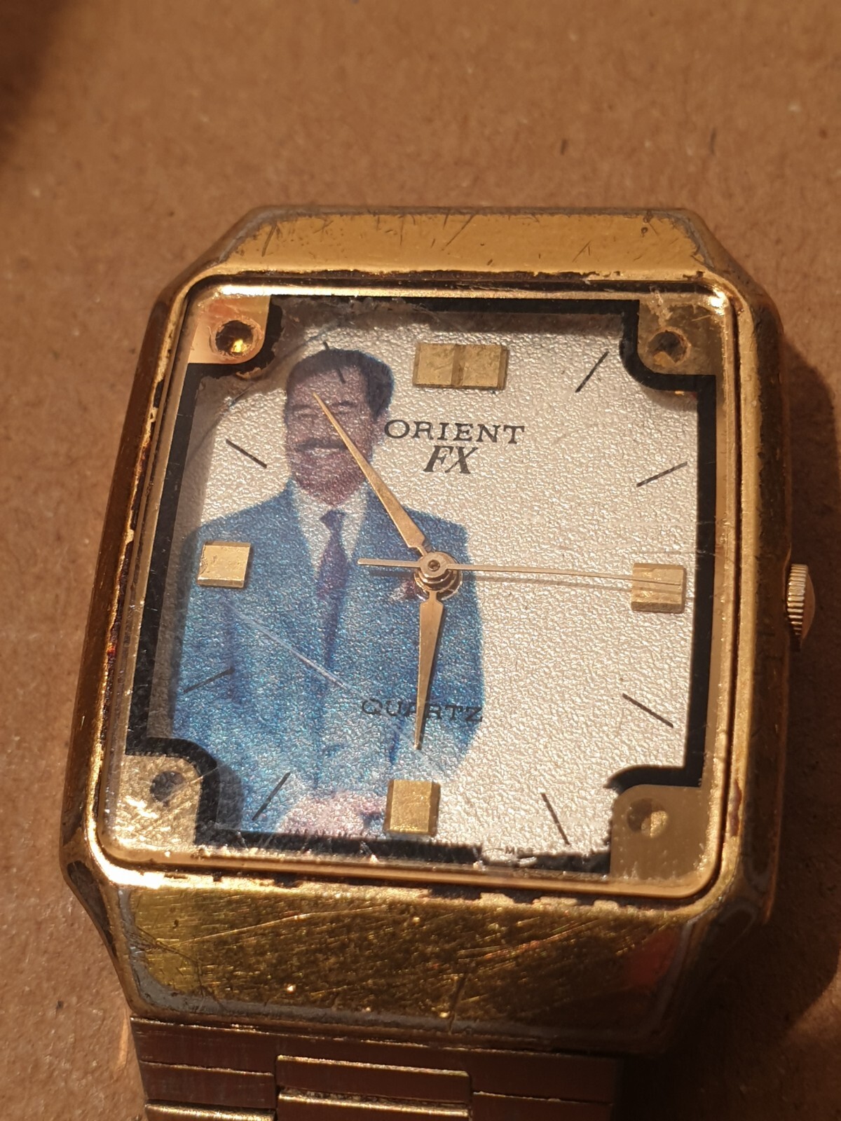 1980’S SADDAM HUSSIEN PRESIDENT WATCH SPECIAL MEMORIAL RARE Orient