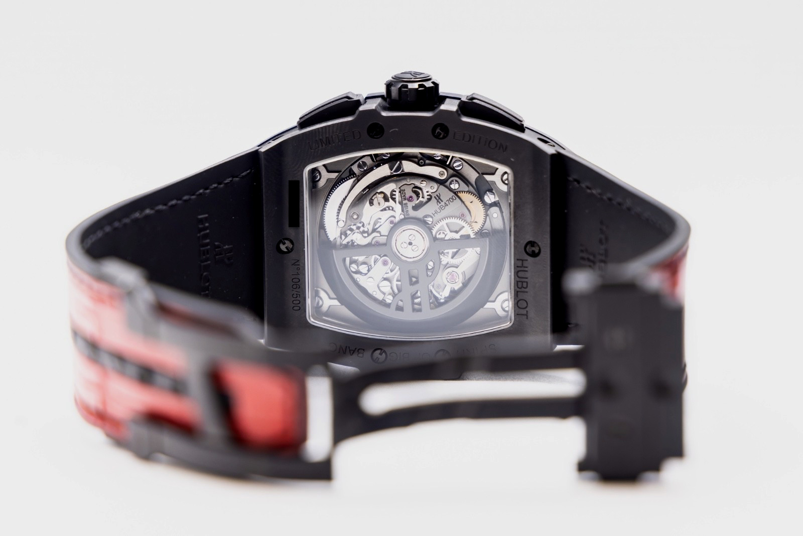 Hublot Spirit of Big Bang Ceramic Black Red Skeleton 641.CI.0110.RX Watch Box