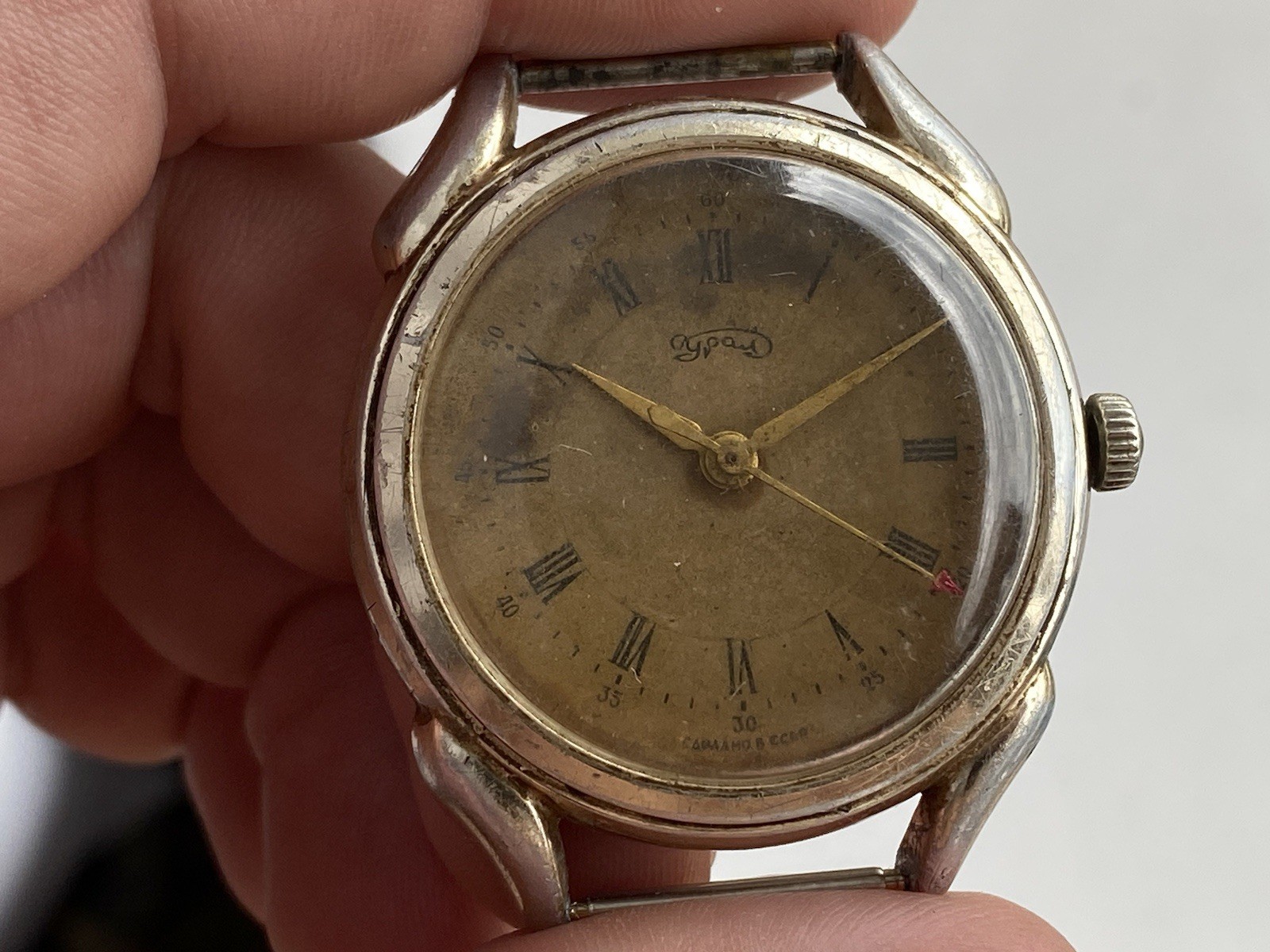 Vintage Watch Ural 16 Jewels Mechanical USSR ChChZ