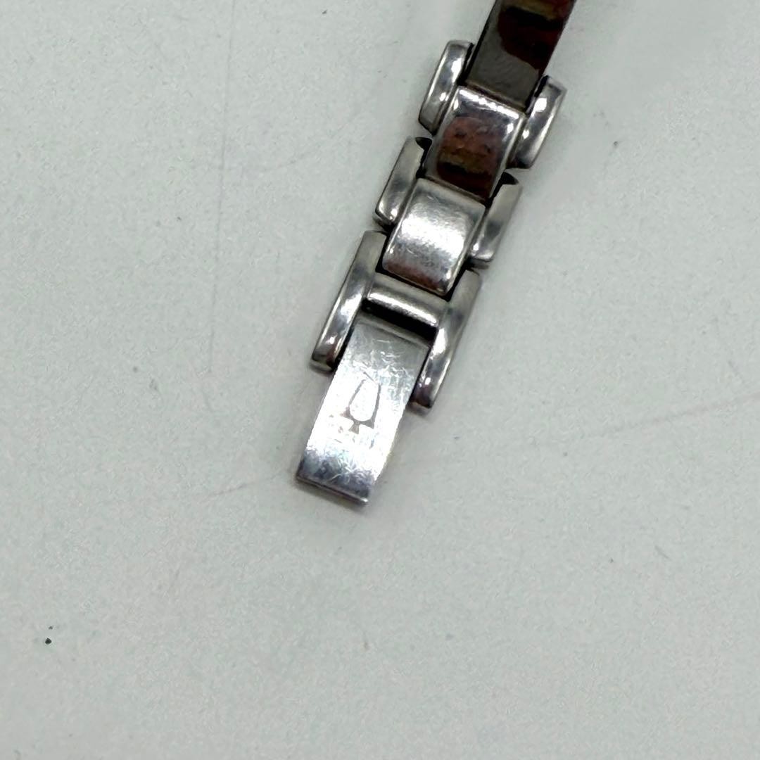 Bulova 96L156 Rectangular Black Dial Ladies Quartz Wristwatch Japan 07540