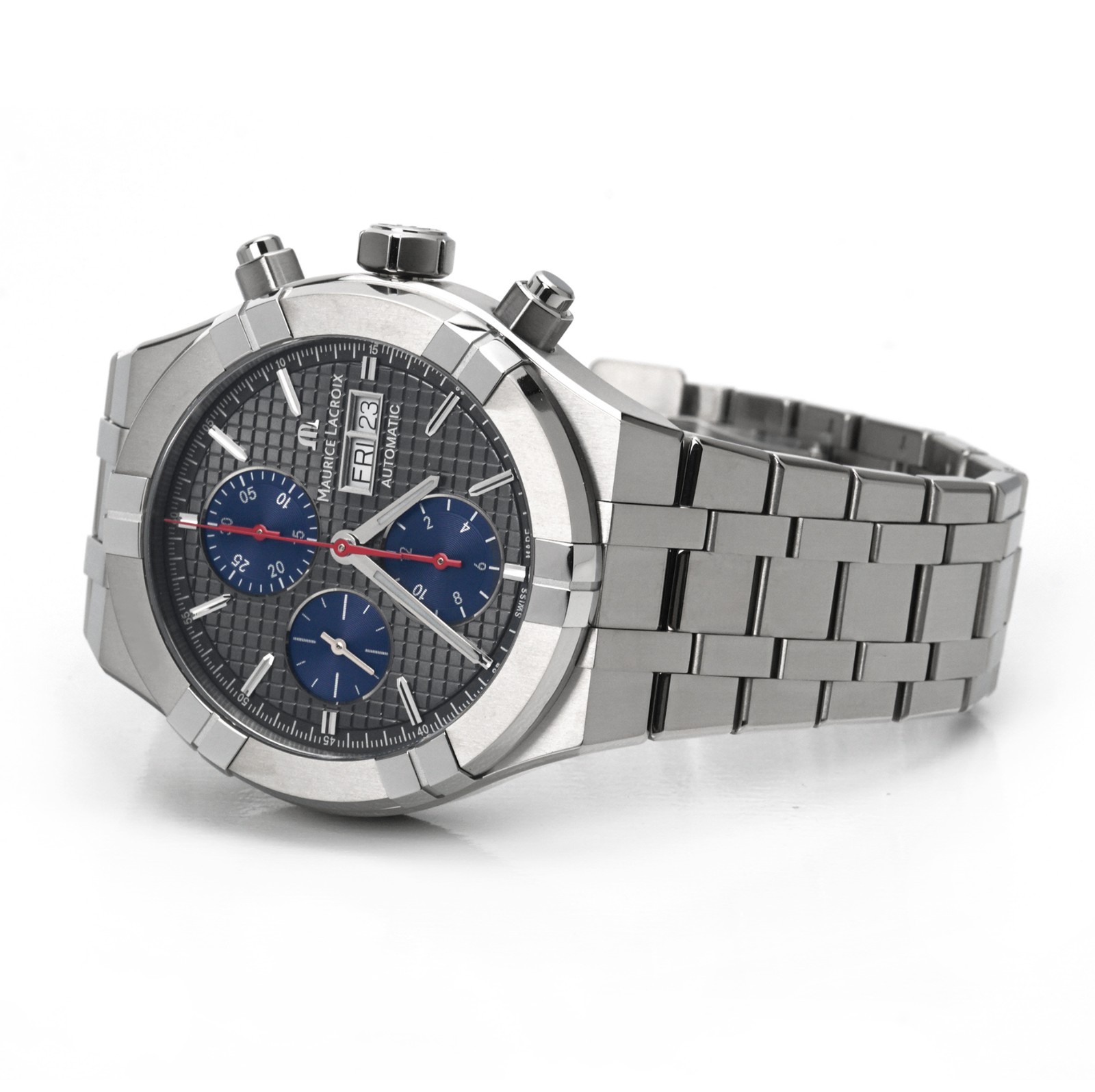 Maurice Lacroix Aikon Automatic Chronograph Wristwatch AI6038-TT03F-330-1