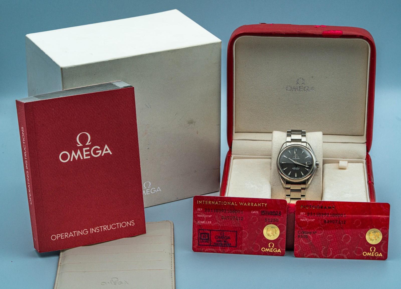OMEGA Seamaster Aqua Terra 39mm Grey Dial Automatic Watch