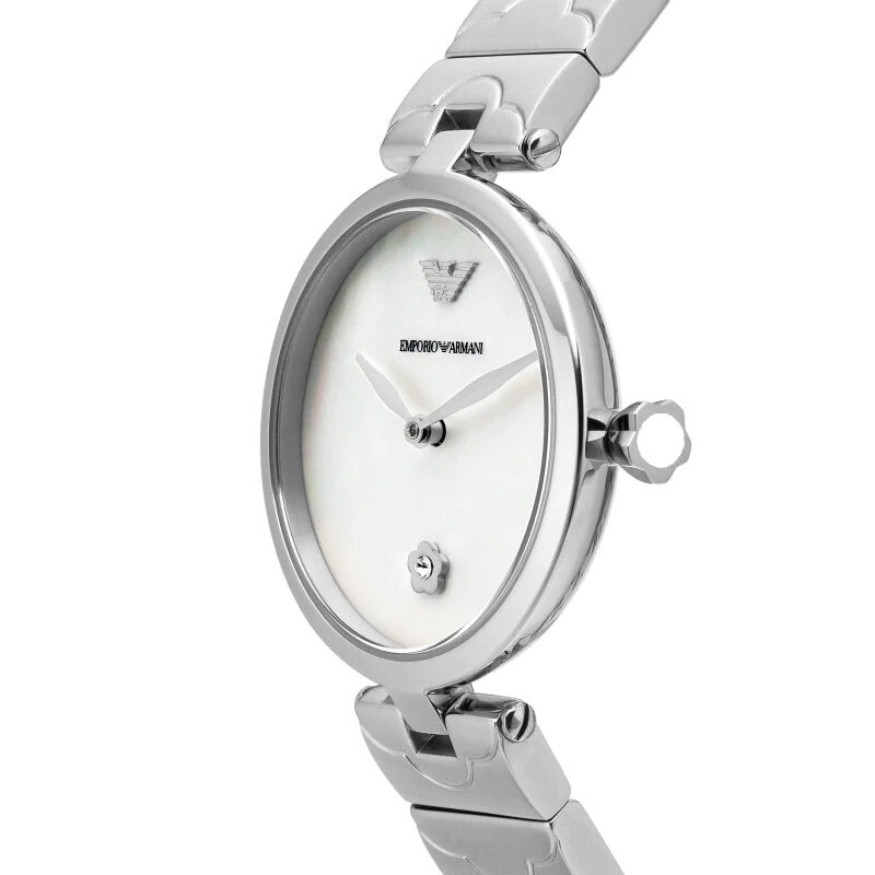 NEW EMPORIO ARMANI WATCH AR11235 ARIANNA MOTHER OF PEARL DIAL – 2 YEARS WARRANTY