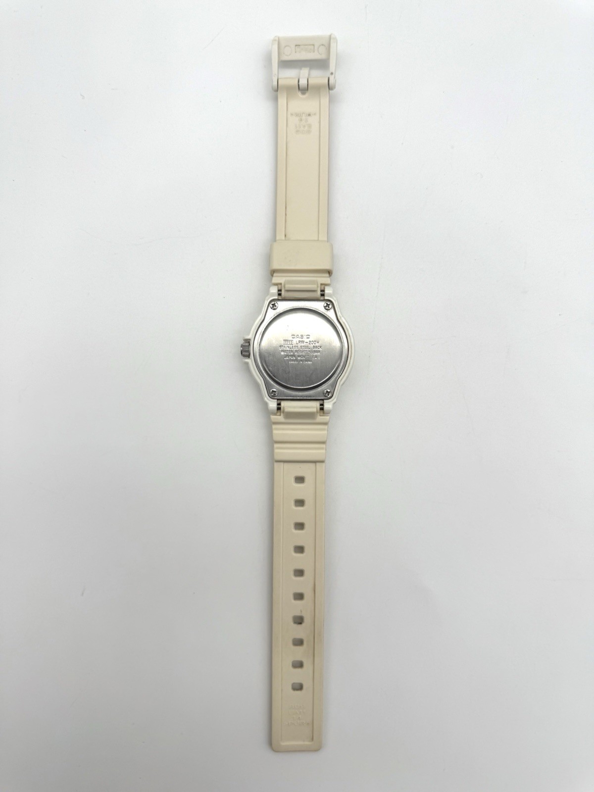 Casio LRW-200H White Multicolor Dial Analog Quartz Watch Water Resist Women’s