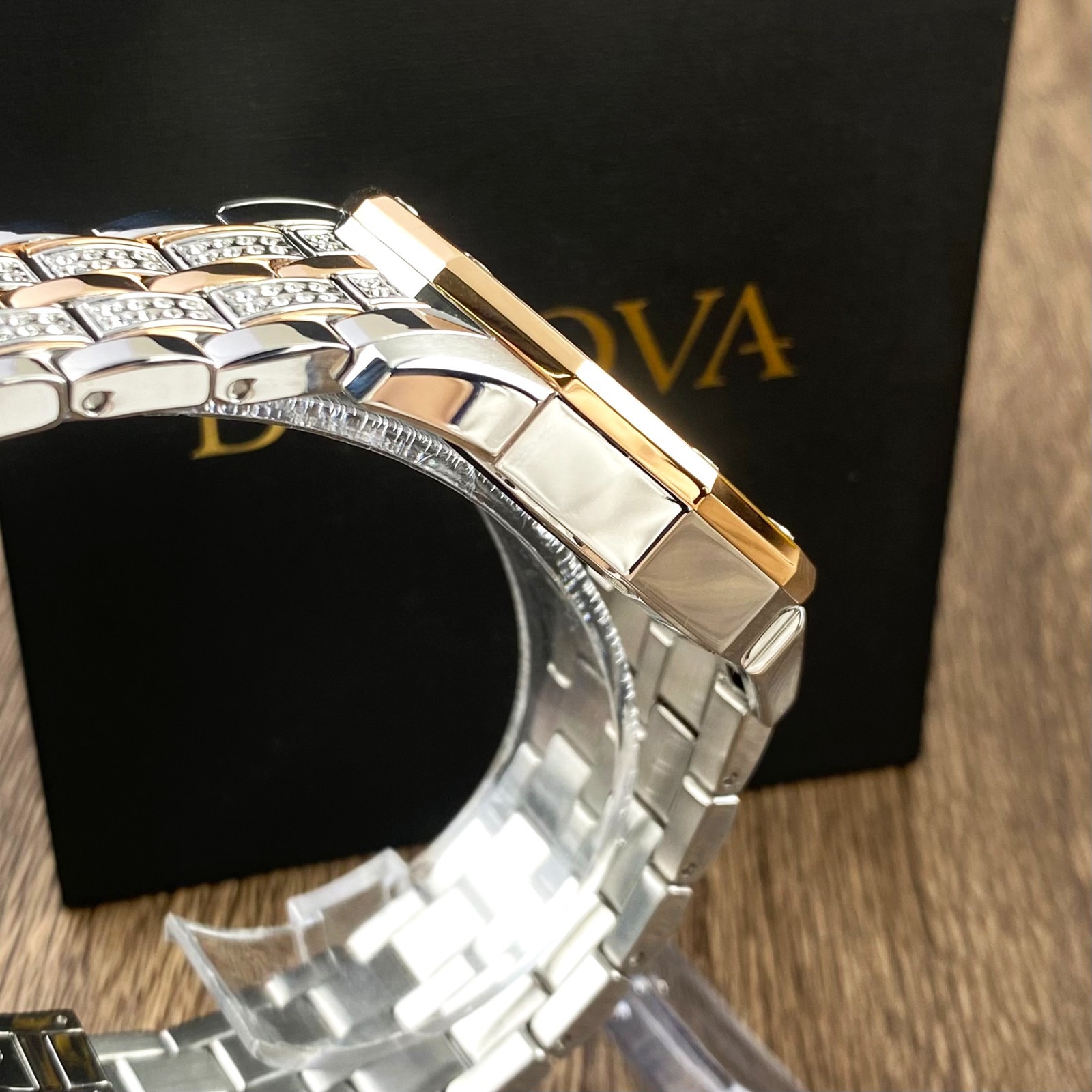 Bulova Octava 98C133 Crystal Dial Two-Tone Stainless Steel Men’s Watch