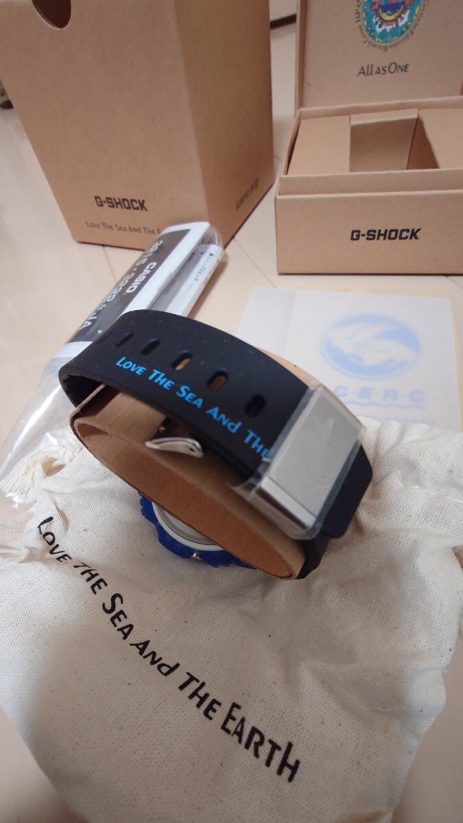 New and unused CASIO G-SHOCK GWX-5700K-2JR Irukuji 30th Anniversary Model Blue