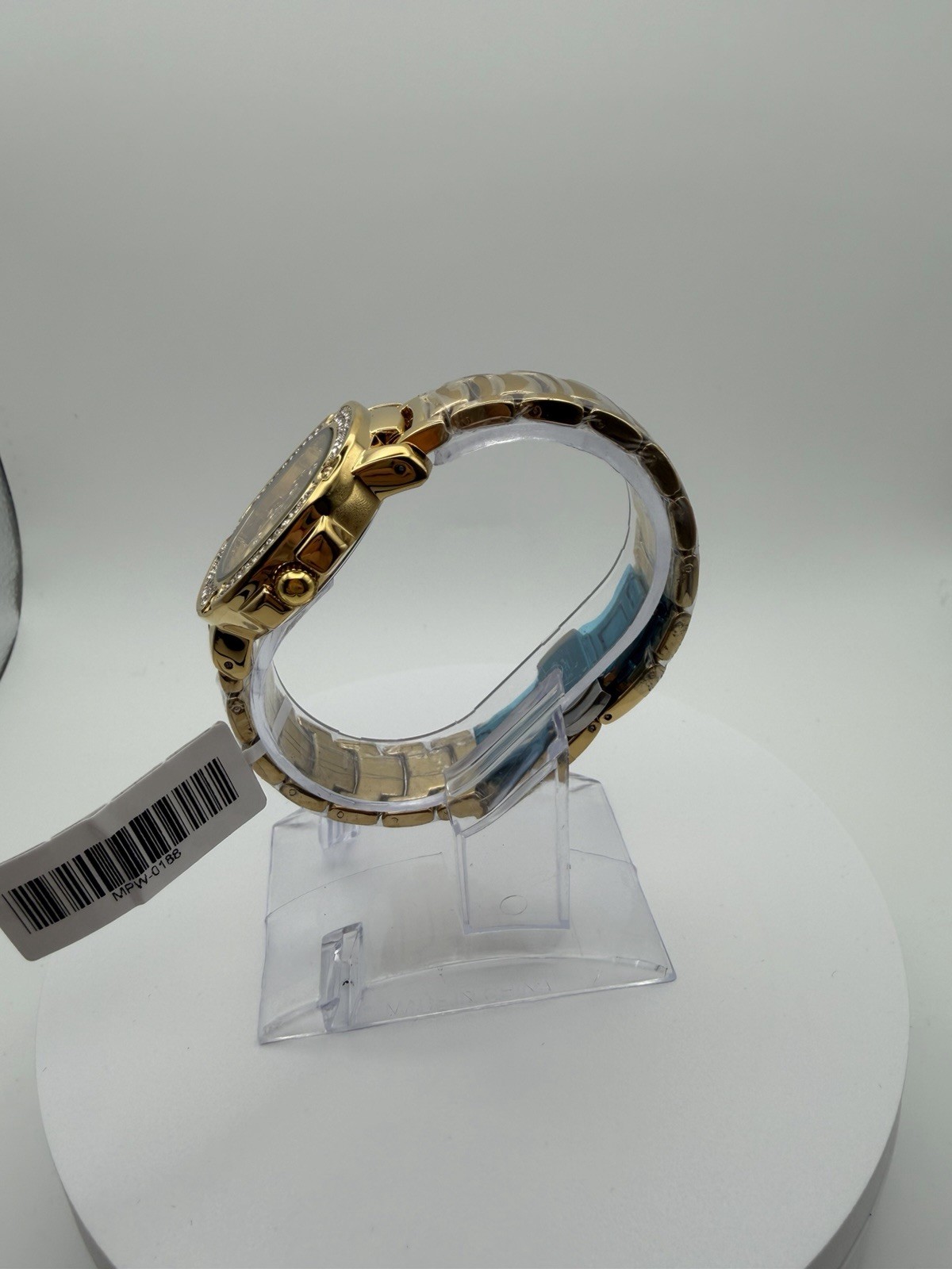 MPW-0188- Montres X Prestige Women’s Watch. Gold Bezel,Case,Bracelet and Dial.