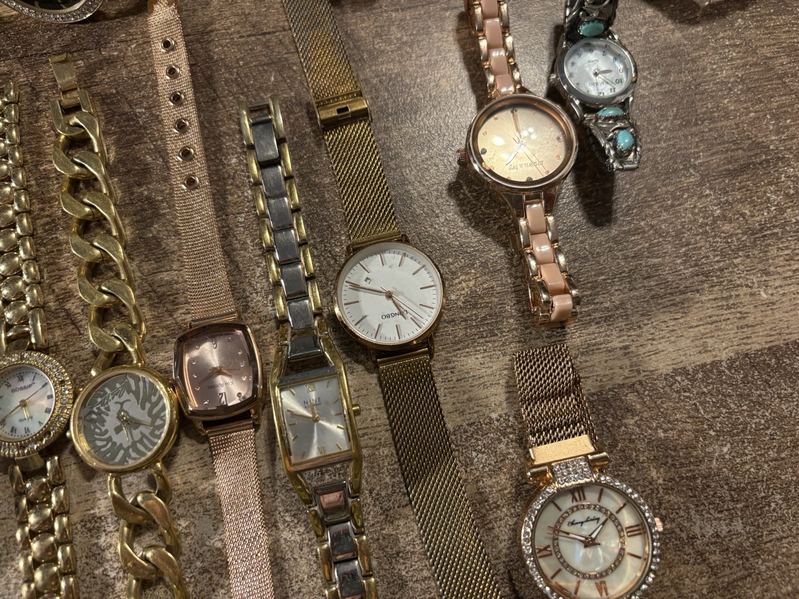 Women Watch Lot Of (42) Untested,Silver/Gold Tone,Gemmed,Ladies Quartz Watches