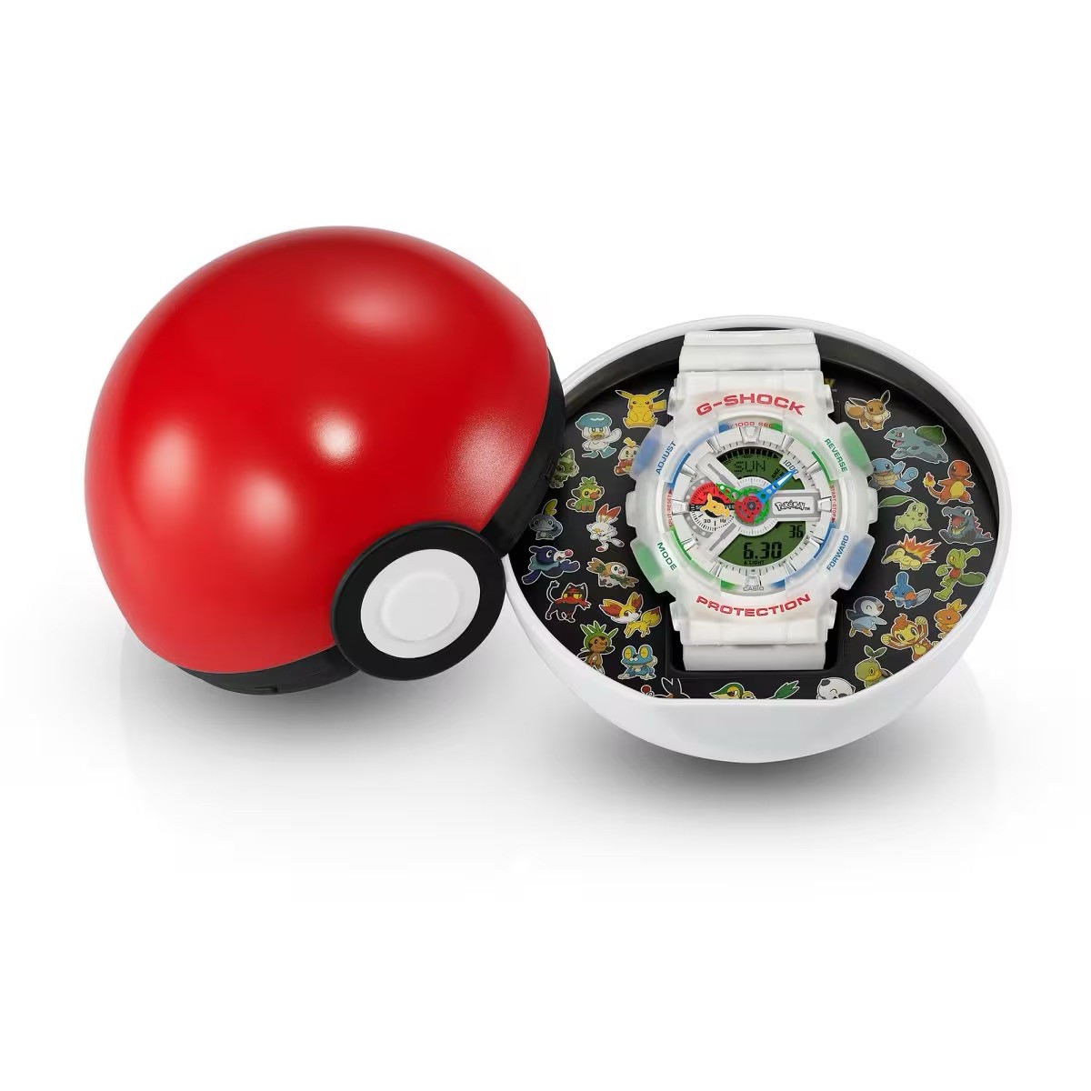 CASIO G-SHOCK x Pokémon GA-110PKM-7AJR Watch CONFIRMED Presale NEW