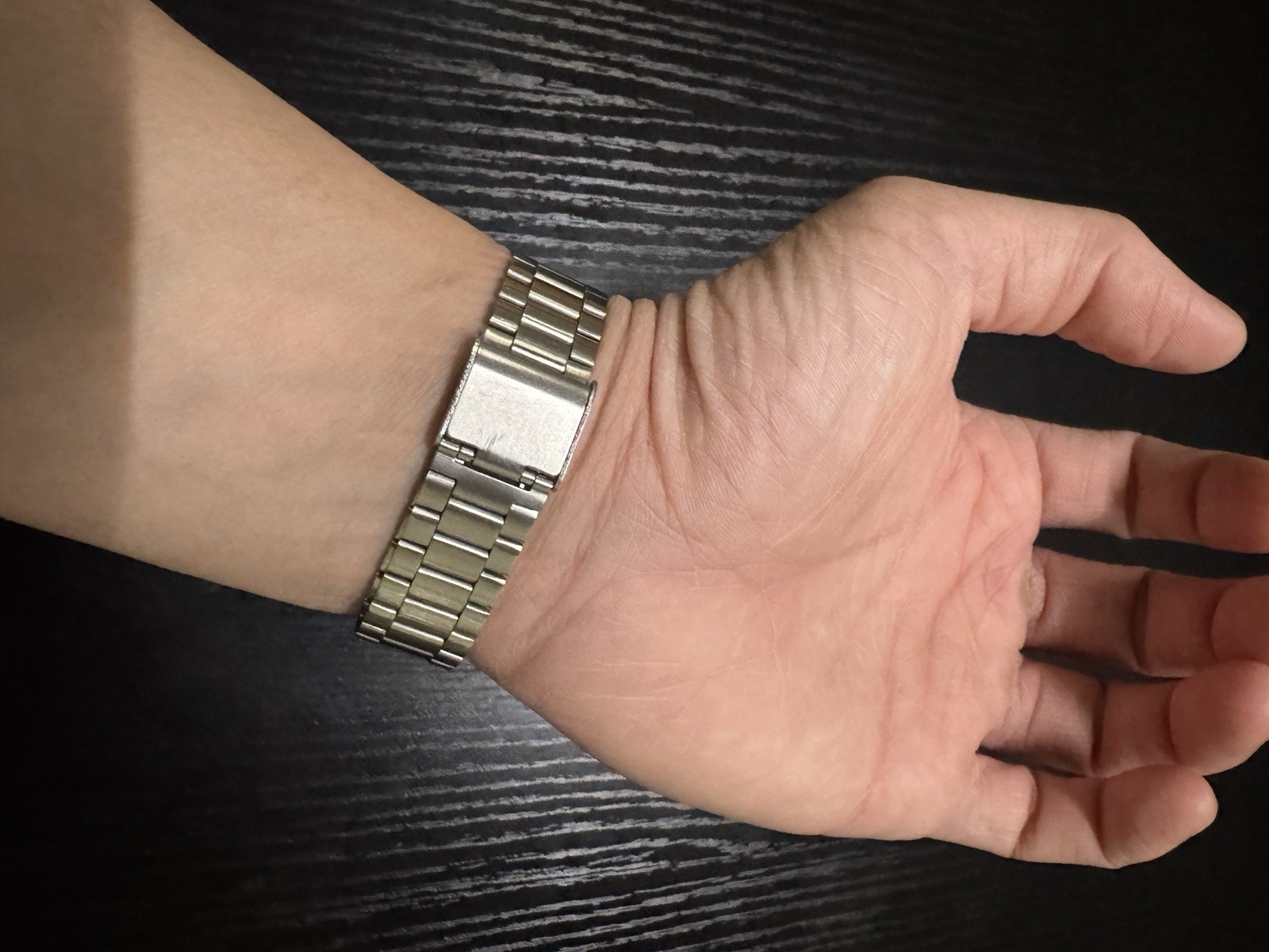OMEGA Geneve Automatic Silver Dial Date Stainless Steel Bracelet Stick Indices