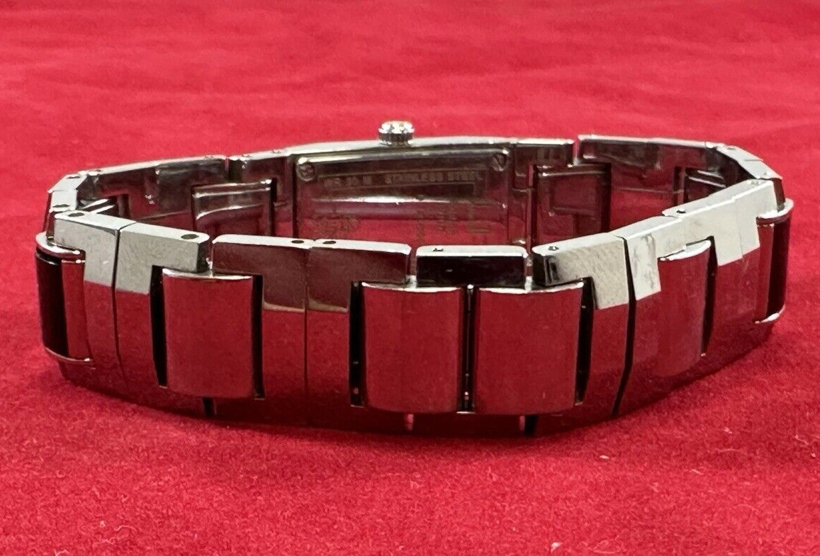 Dunhill Baby Facet DQ1996OZ Black Dial Diamond Bezel 14mm SS Quartz Watch