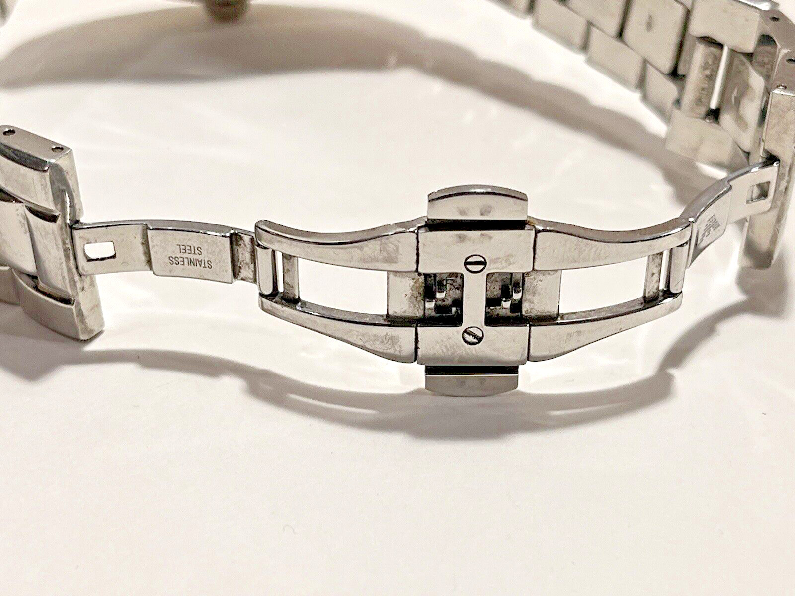 Emporio Armani Watch Men Stainless Original Wrist Band Up To 164 Feet underwater