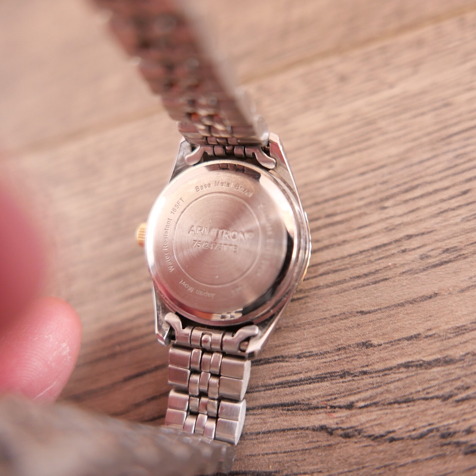 ARMITRON 75/2475TTB Quartz Analog Women’s Watch Sz. 7″ !!!