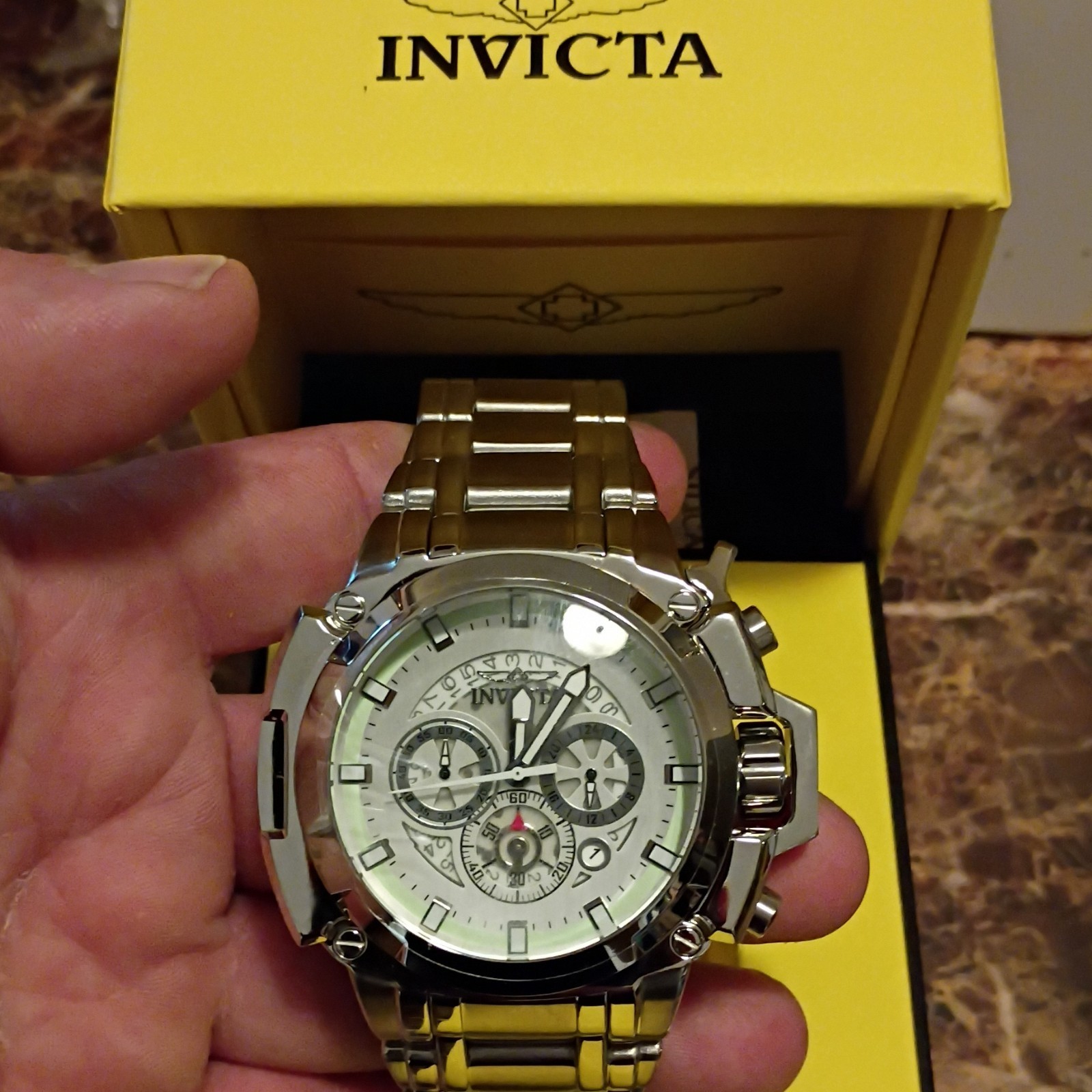 Invicta Coalition Forces Man of War Men’s Quartz Chronograph SS 100m Box