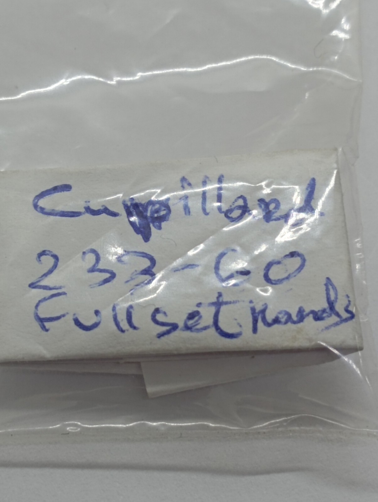Vintage USED HANDS Full Set Cal. 233-60 CUPILLARD watch Second Hand Included Lum