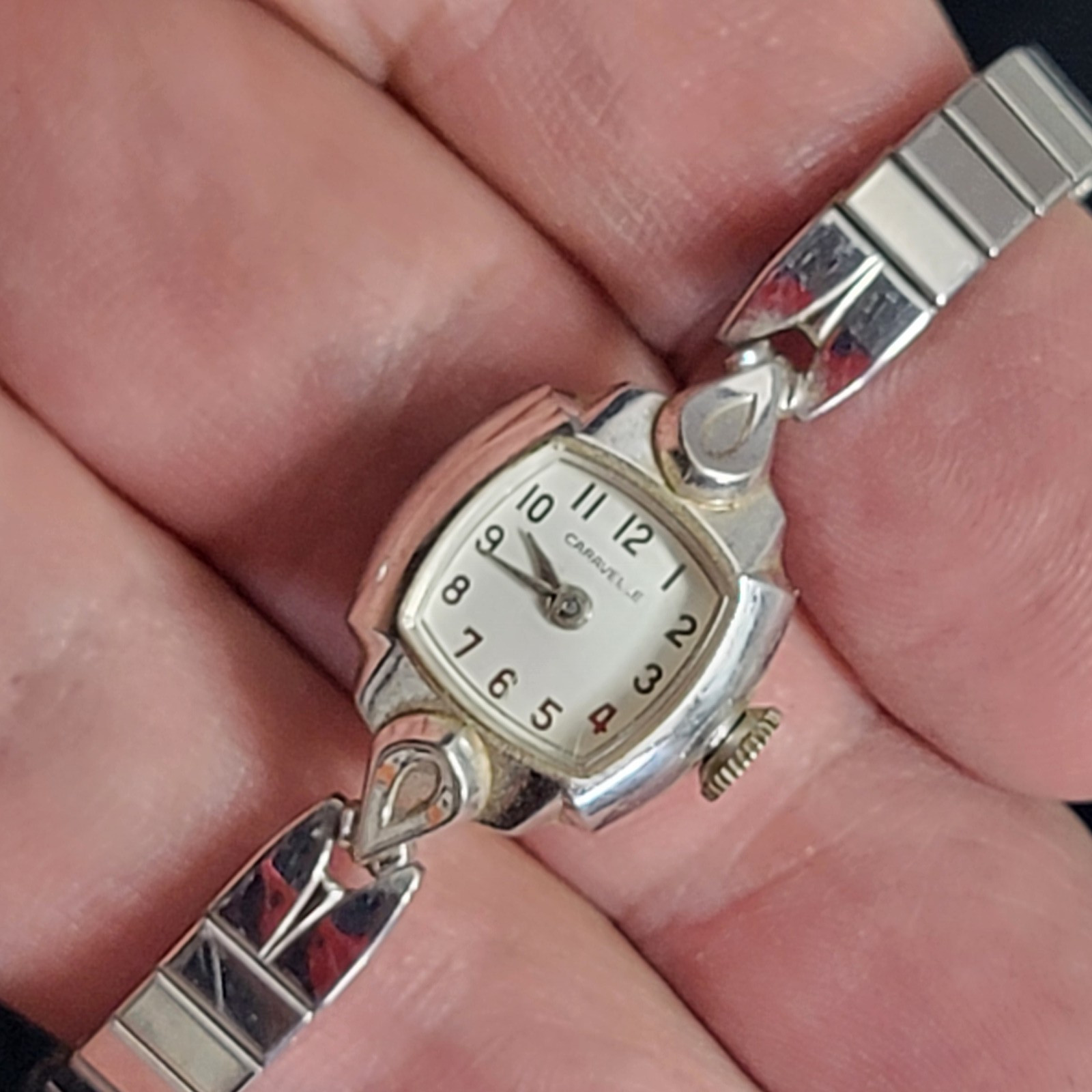 Vintage Caravelle Ladies Formal Dress Watch Manual Winding Movement